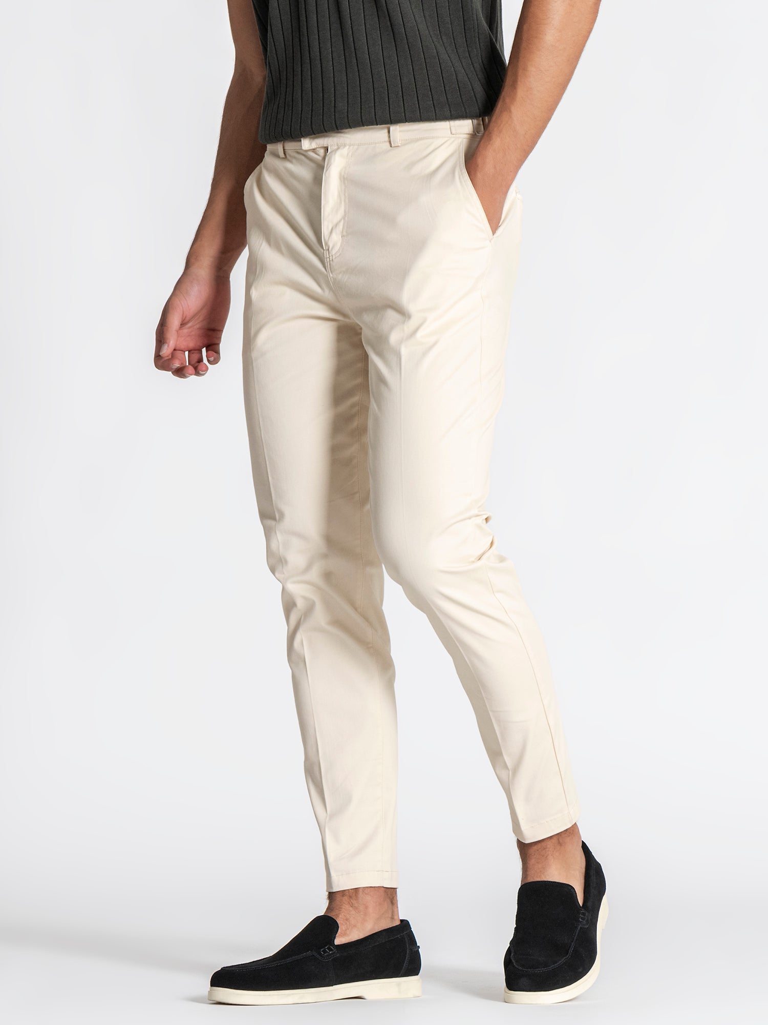 pants / Beige Lock Chino Pants