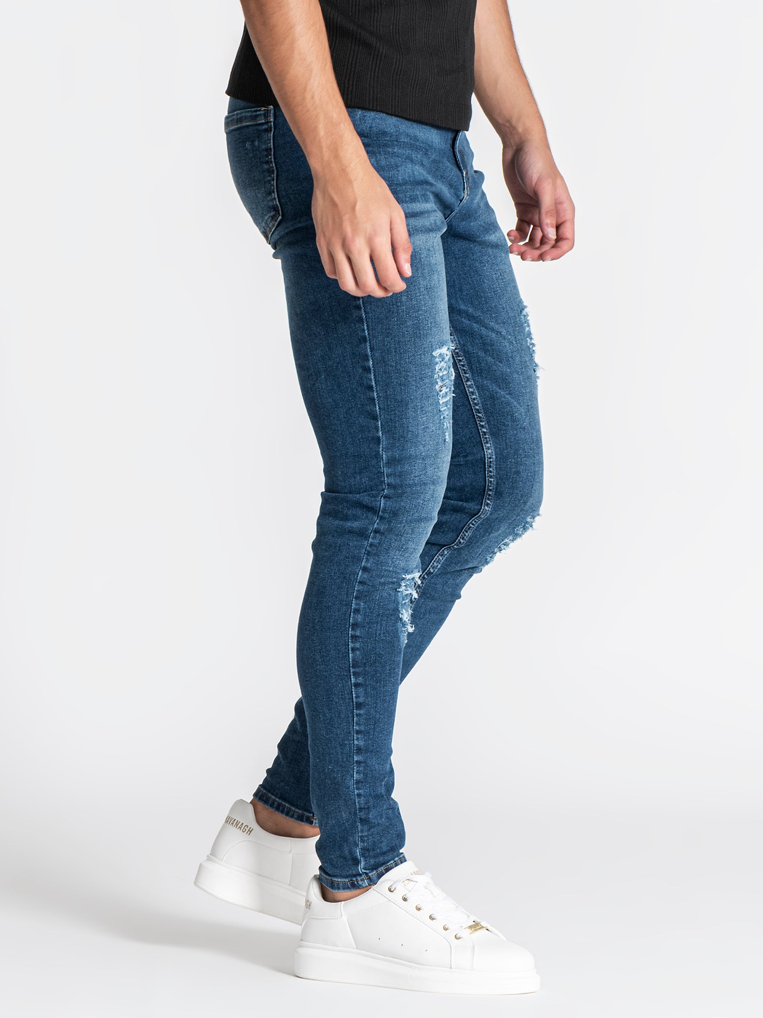 jeans / Dark Blue Core Destroyed Jeans