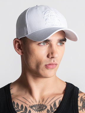 caps / White Nouveau Cap