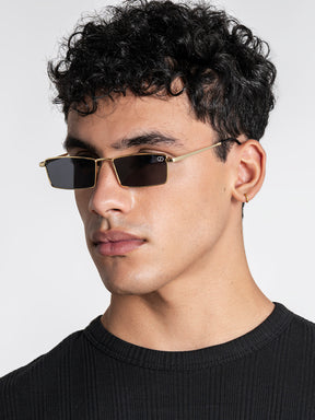 sunglasses / Black Rectangle Sunglasses