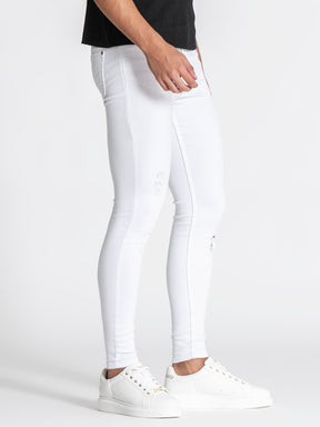 jeans / White Core Destroyed Jeans