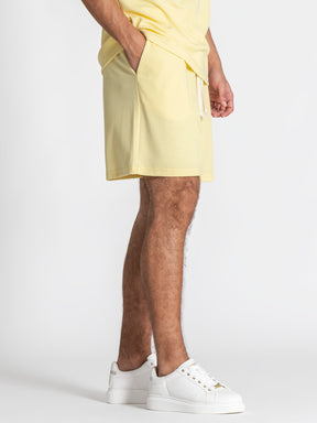 shorts / Yellow Grid Shorts
