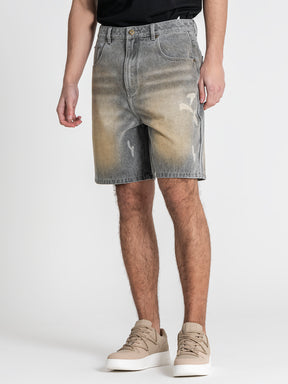 shorts / Grey Vintage Denim Shorts