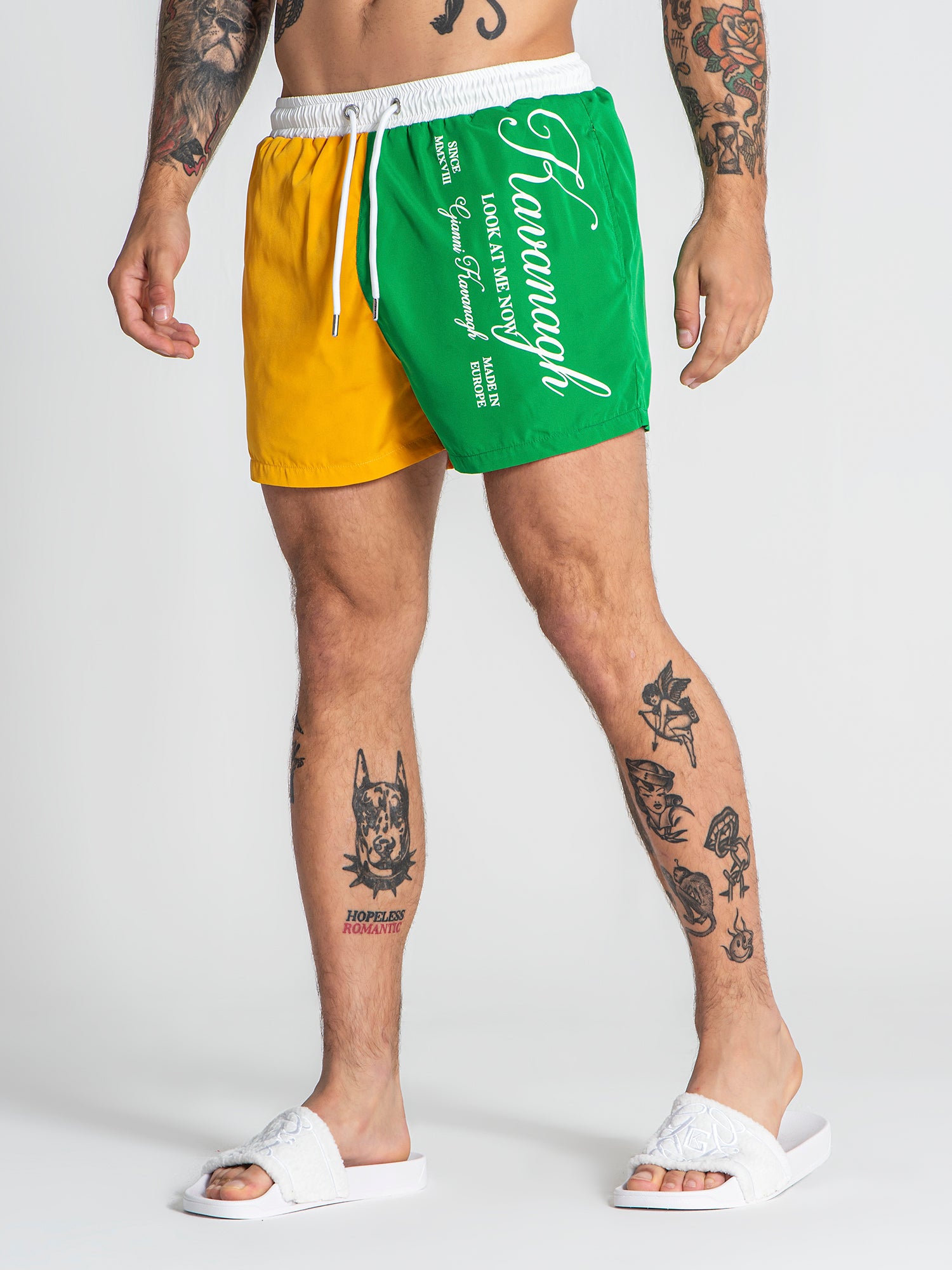 Green Showstopper Swimshorts