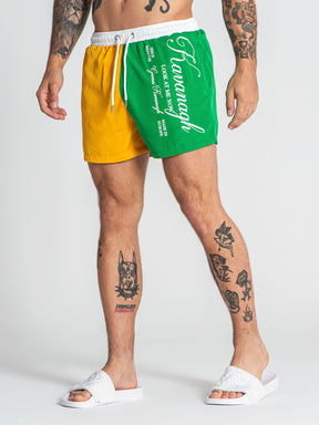 swimshorts / Green Showstopper Swimshorts