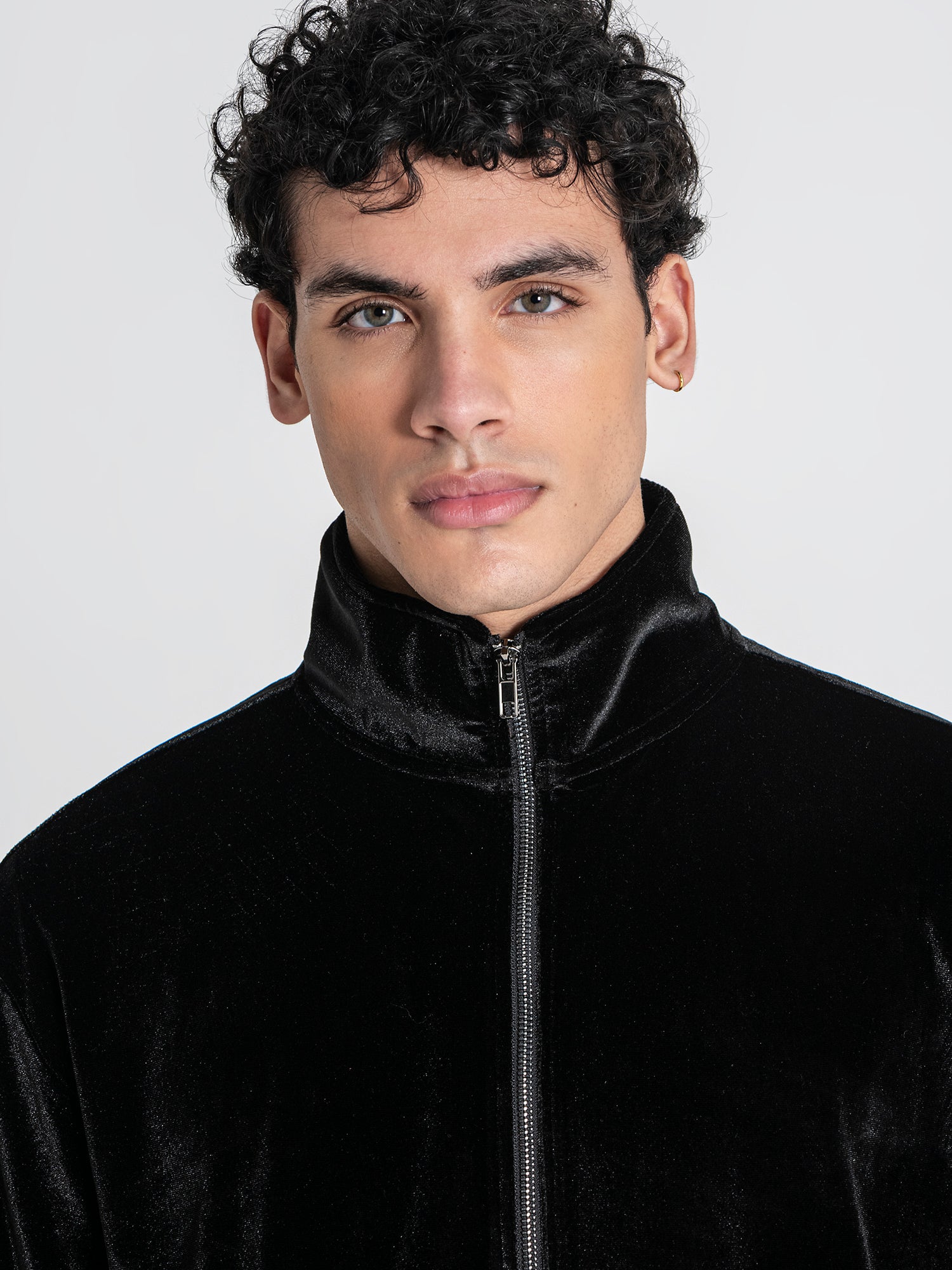 zip jackets / Black GK Tape Zip Jacket