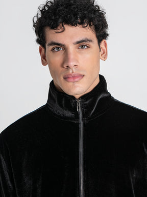 zip jackets / Black GK Tape Zip Jacket