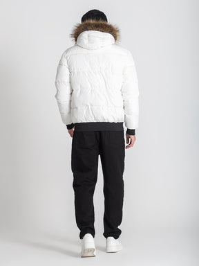 puffers / White Utility Puffer Jacket