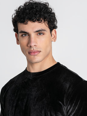 t-shirts / Black GK Tape Velvet Tee