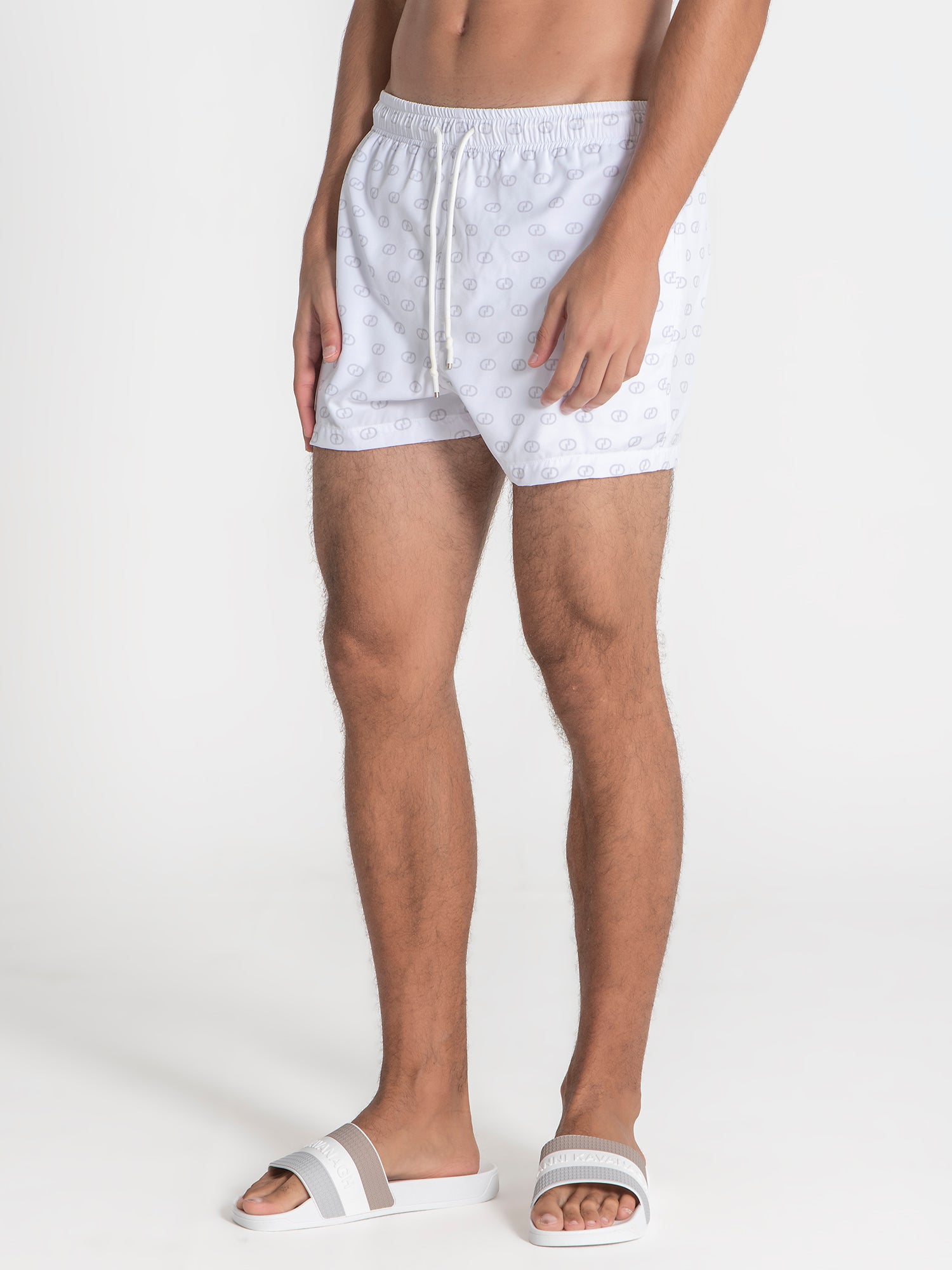 swimshorts / White GG Mania Swimshorts