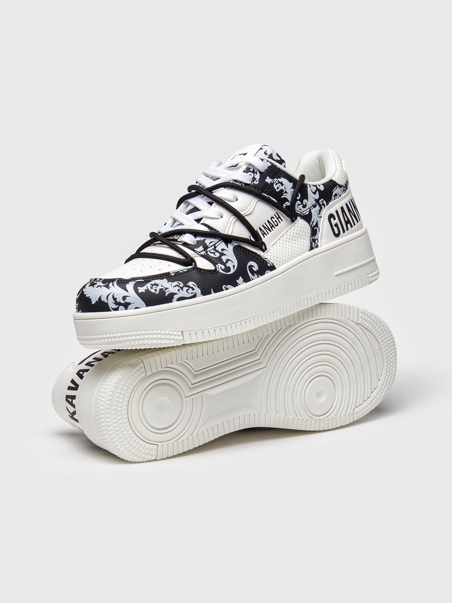 sneakers / Black Majestic Wrapped Sneakers
