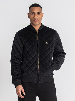 jackets / Black Pillow Velvet Jacket