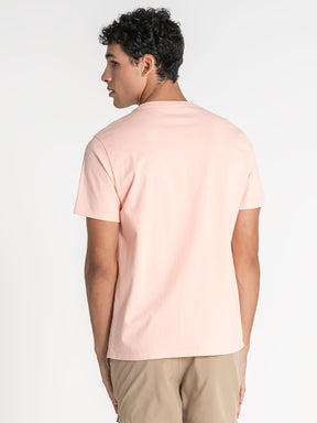 t-shirts / Pink Handwritten Tee