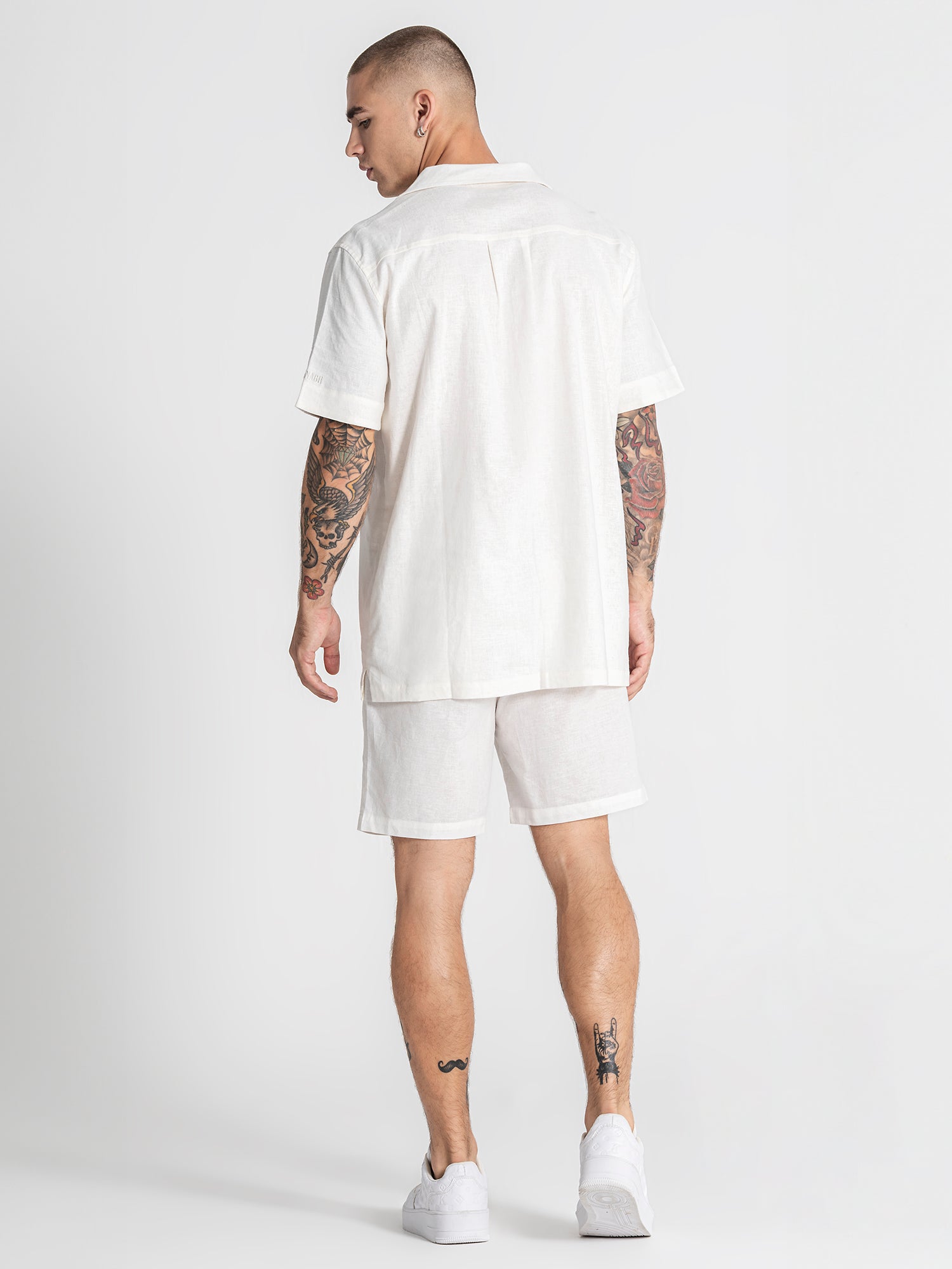 shirts / White Nature Linen Shirt