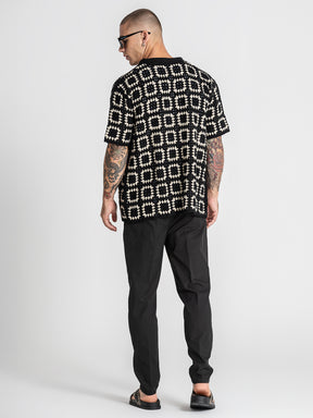 shirts / Black Nature Knit Shirt