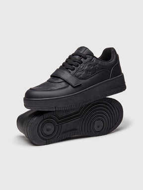 sneakers / Black Logomania Velcro Sneakers