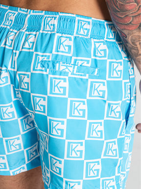 swimshorts / Light Blue Checkers Swimshorts
