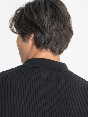 polos / Black Essential Knit Polo