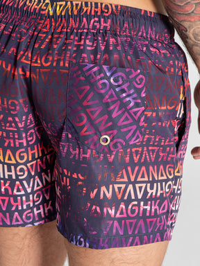 swimshorts / Multicolor Sunset Swimshorts