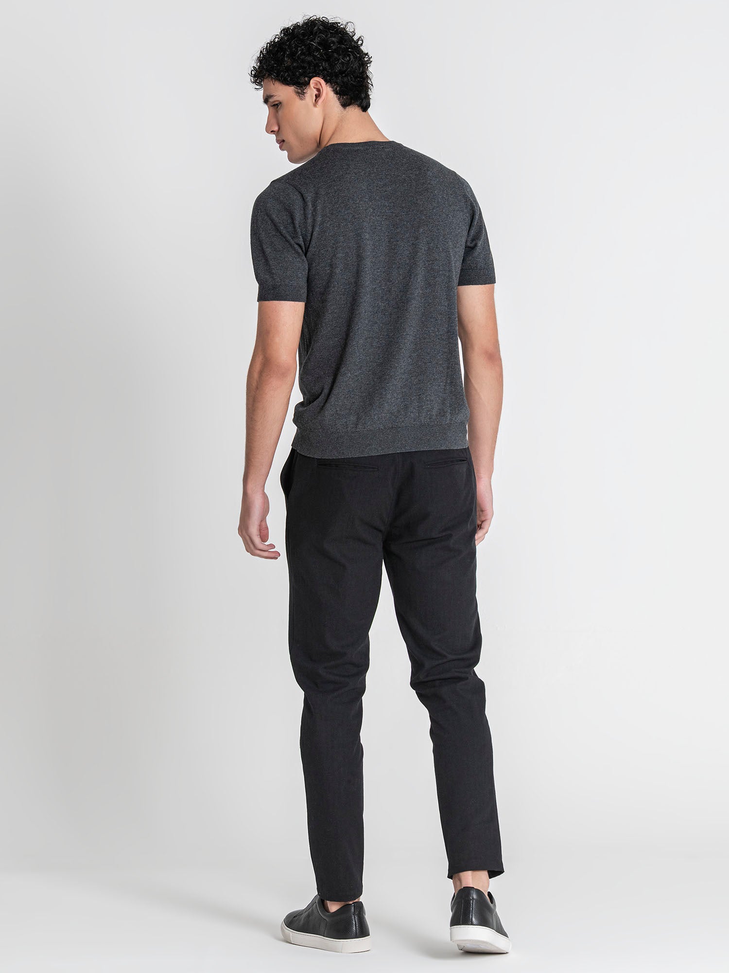 t-shirts / Grey Soft Knit Tee