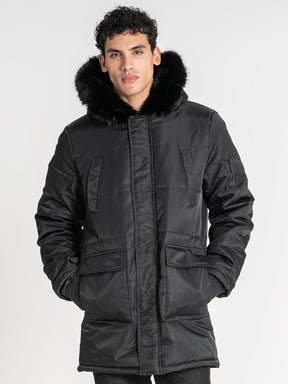 overcoats / Black Depth Coat