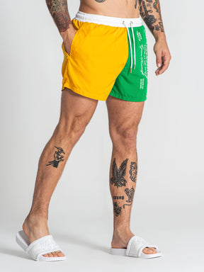 swimshorts / Green Showstopper Swimshorts