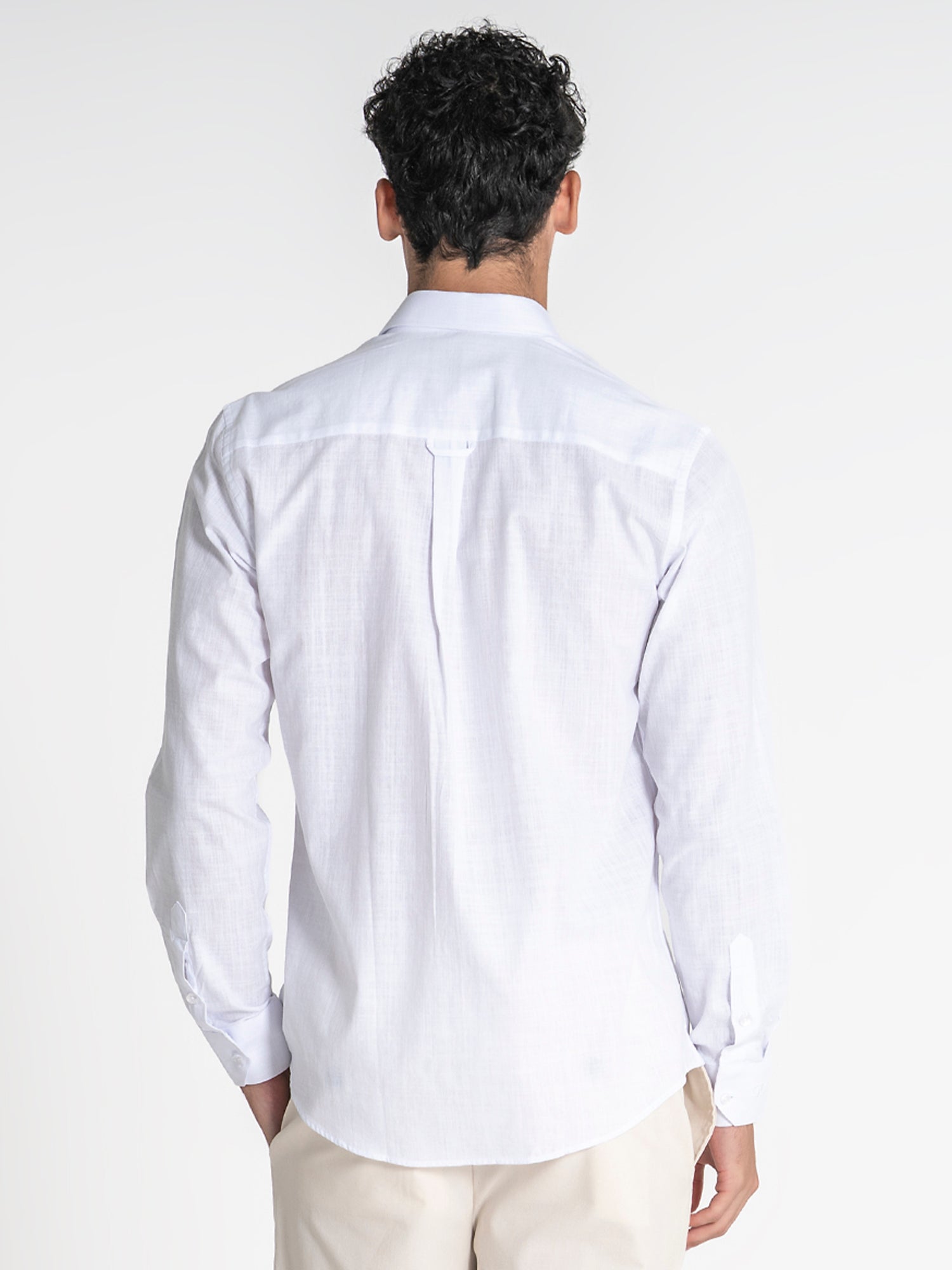 shirts / White Linen Shirt