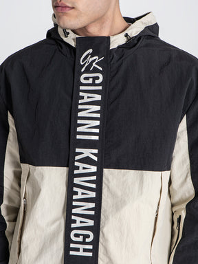 zip jackets / Beige Urban Allure Hoodie Jacket