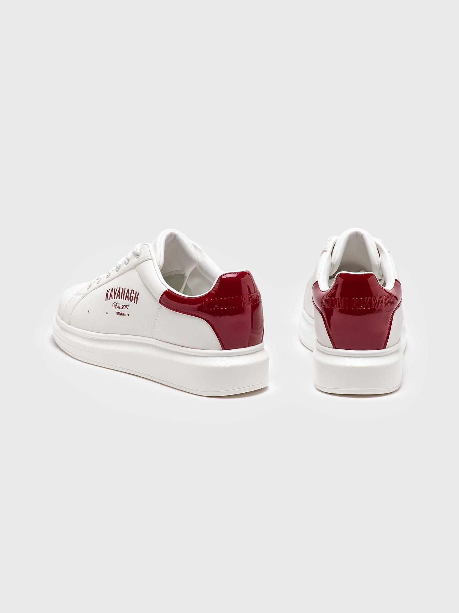 sneakers / Red Statement Sneakers