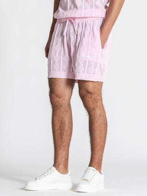 polos / Light Pink Identity Knit Set