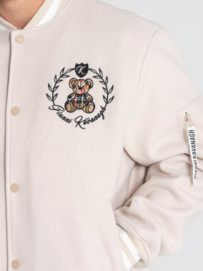 bombers / Beige Noble Bear Bomber Jacket