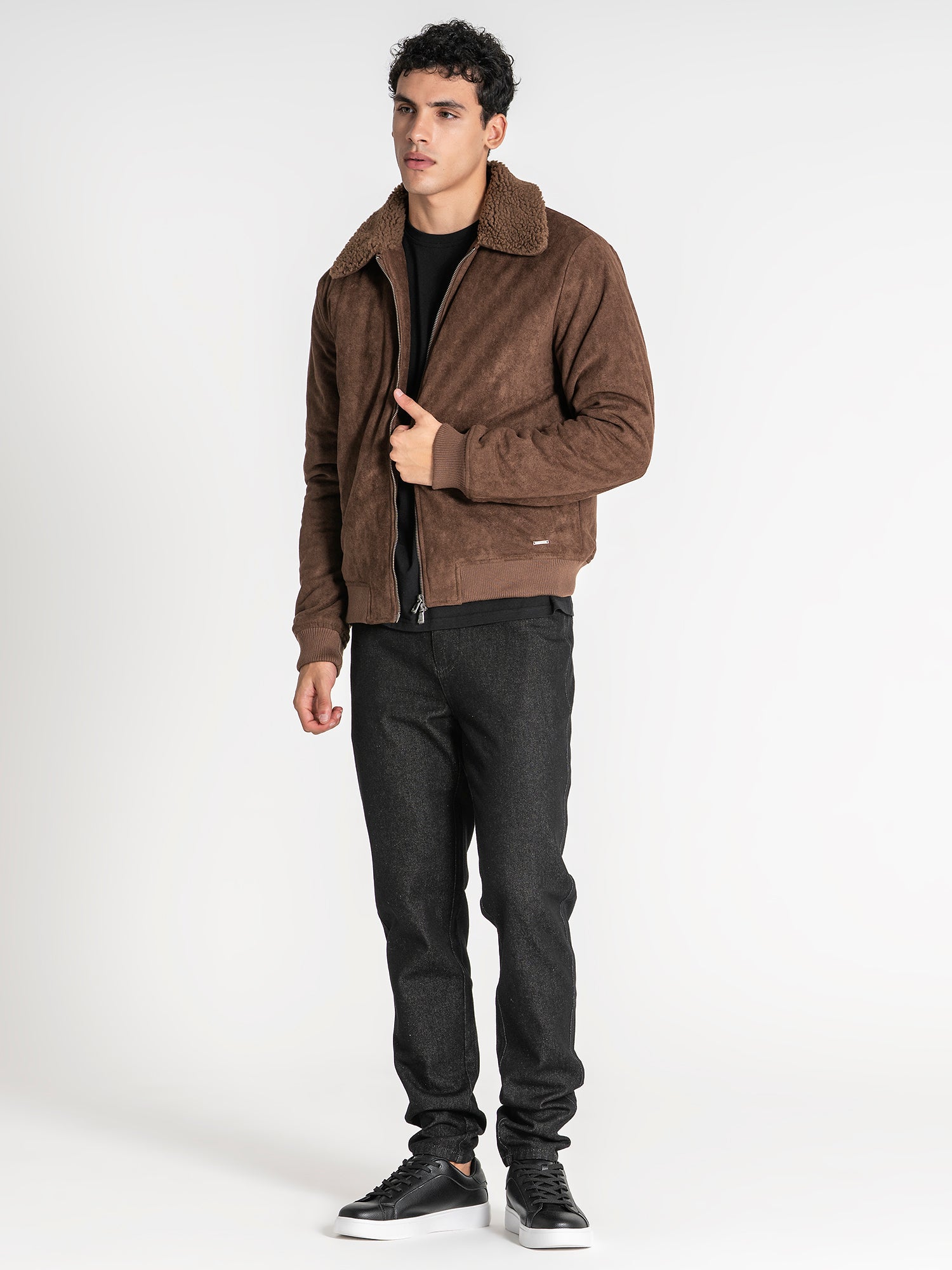 jackets / Brown Timeless Aviator Jacket