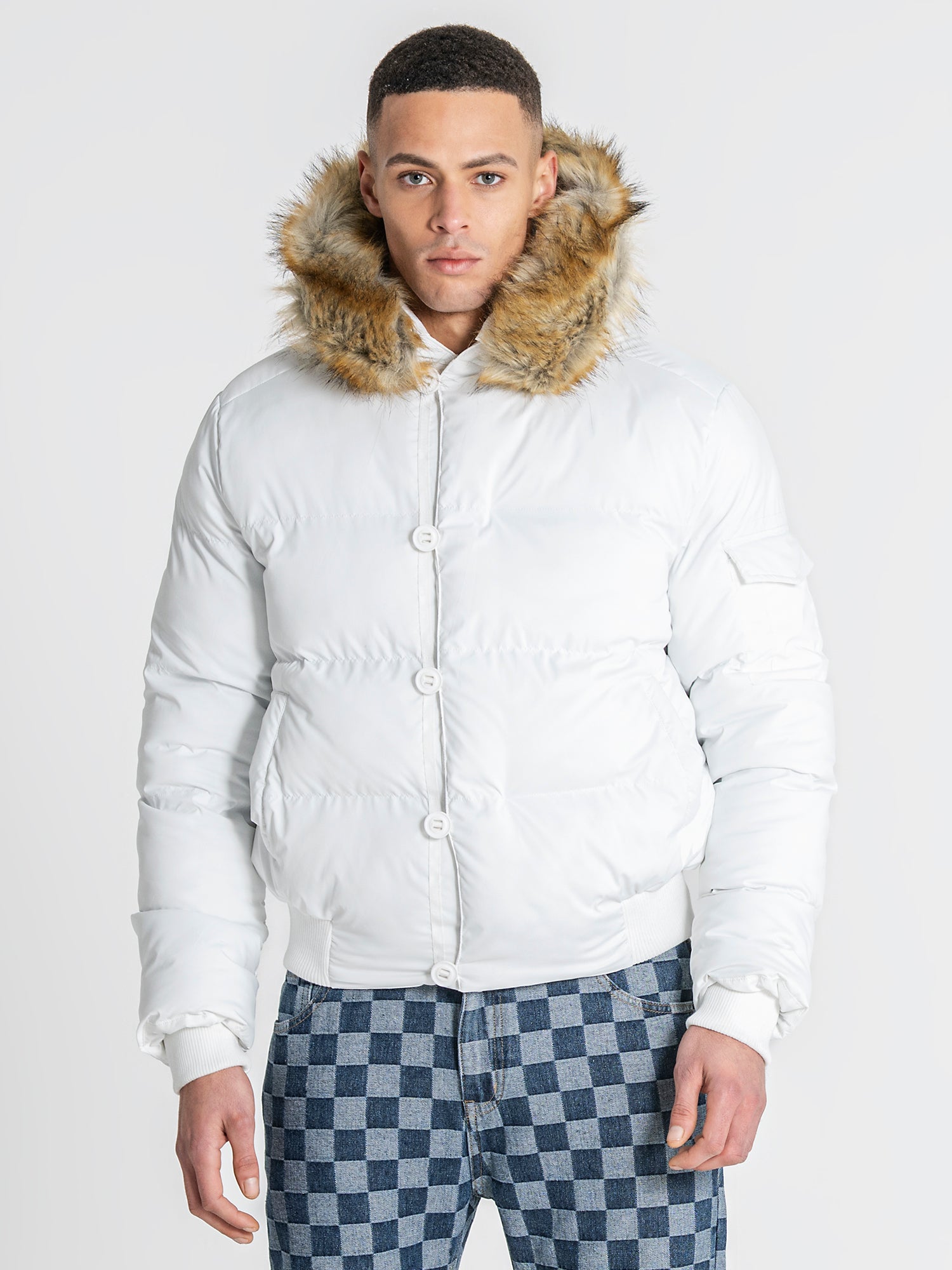 White Smart Puffer Jacket