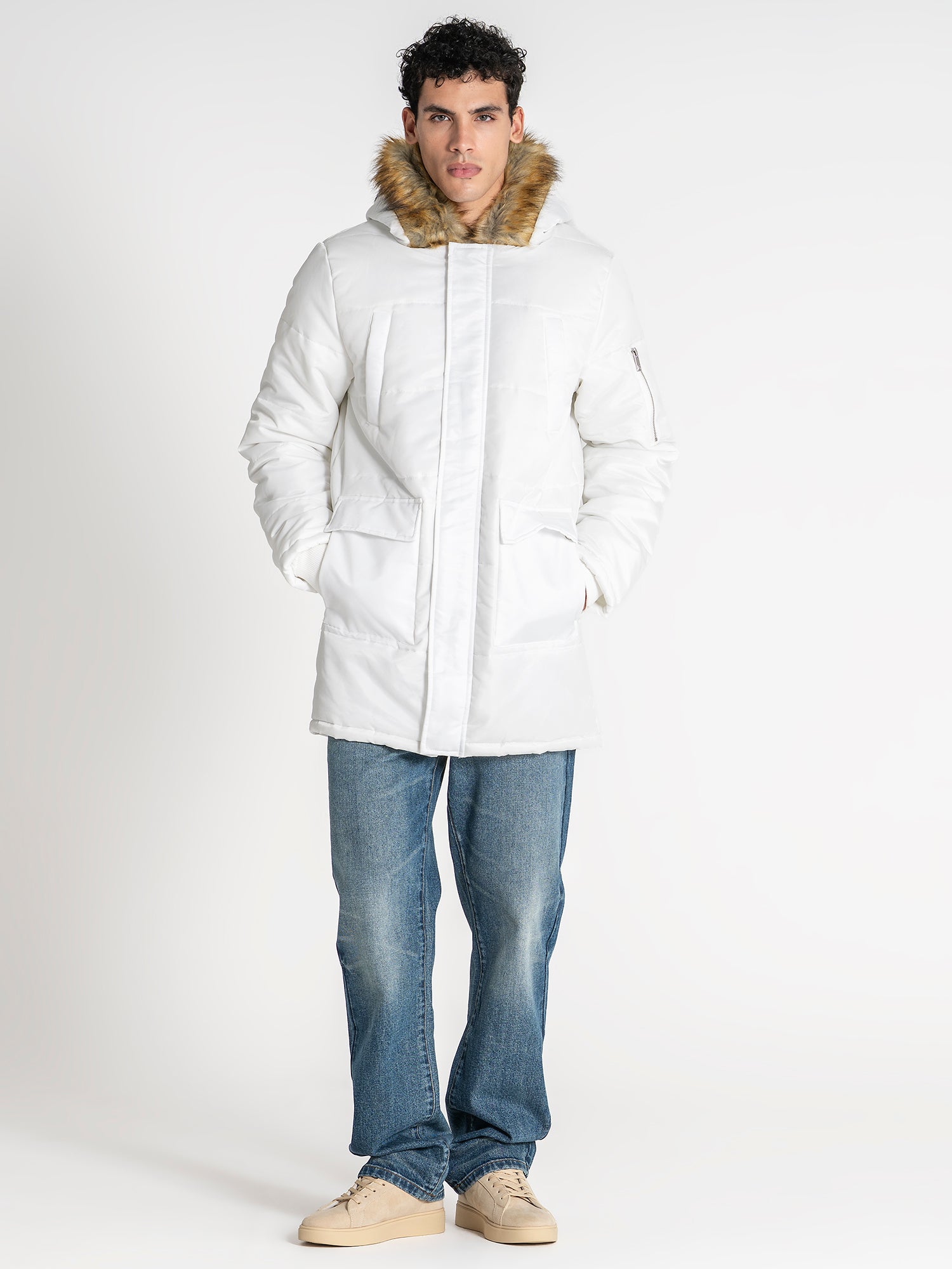 overcoats / White Delight Coat