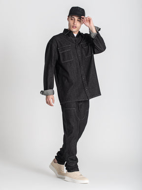 shirts / Black Utility Shirt