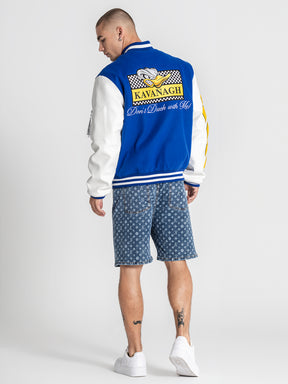 bombers / Blue Grumpy Duck Bomber Jacket
