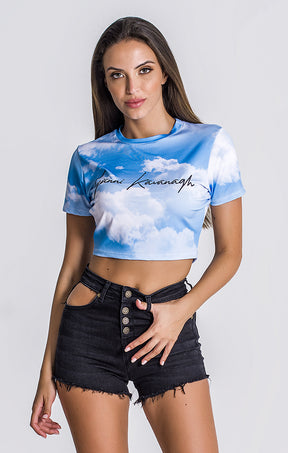 Blue Sky Is The Limit Cropped Tee