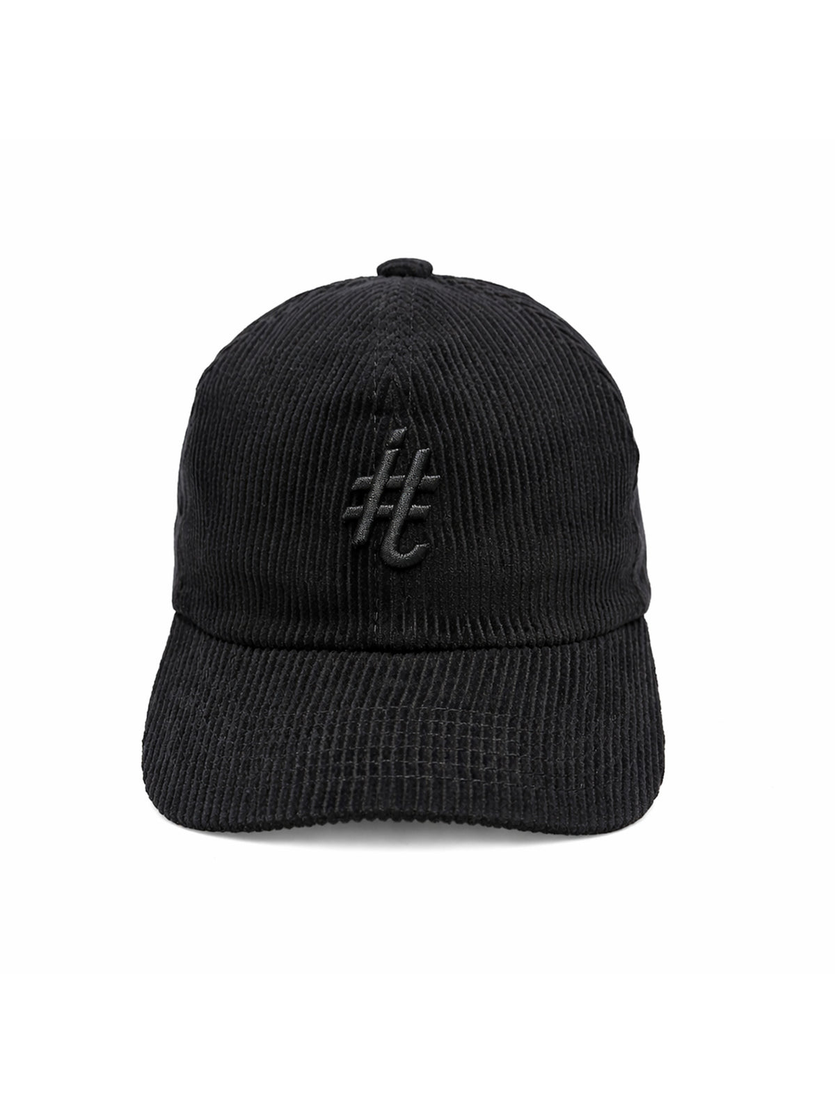 Boné Dad Hat Efeito Camurça Brasão Preto