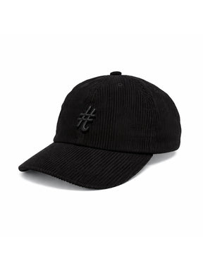 Boné Dad Hat Efeito Camurça Brasão Preto