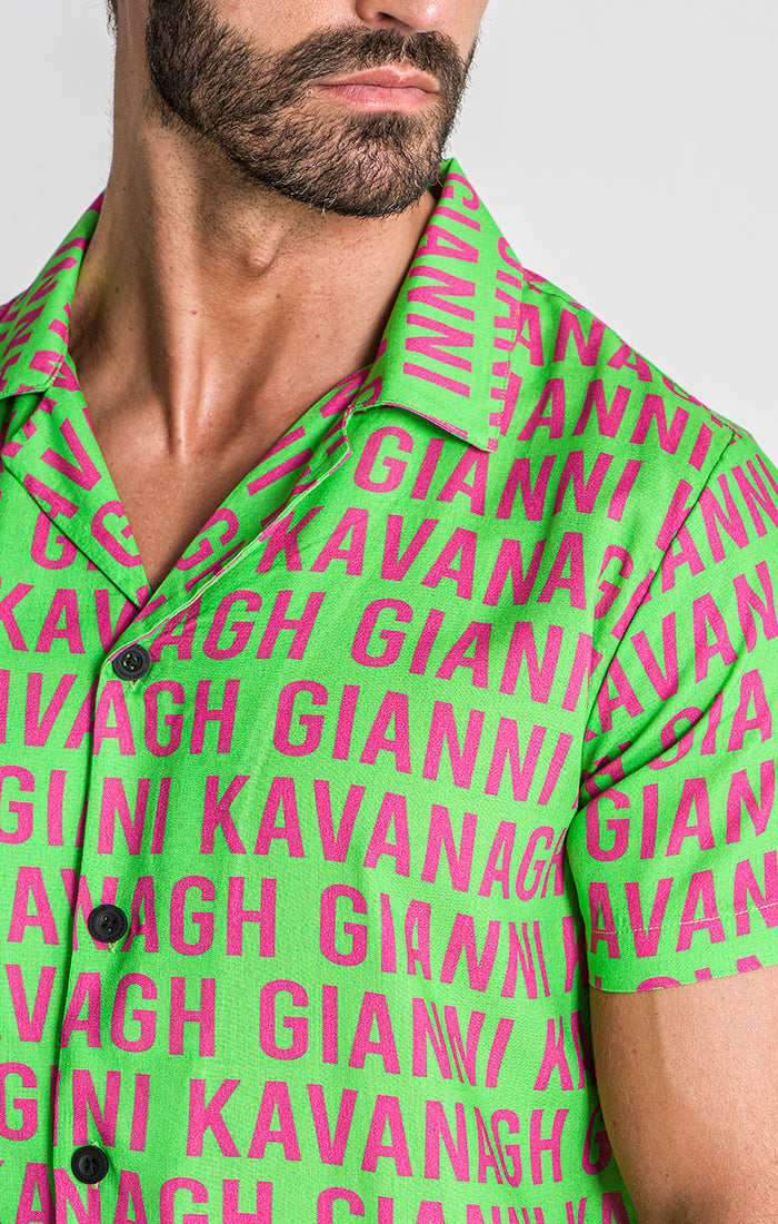 Green Typo Shirt
