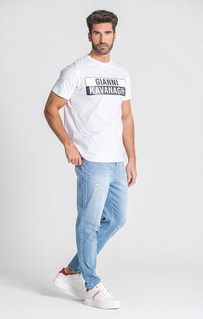 White Statement Tee