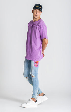 Lavender Hydrate Oversized Tee