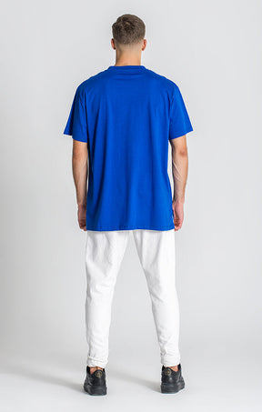 Blue Disorder Embroidery Tee