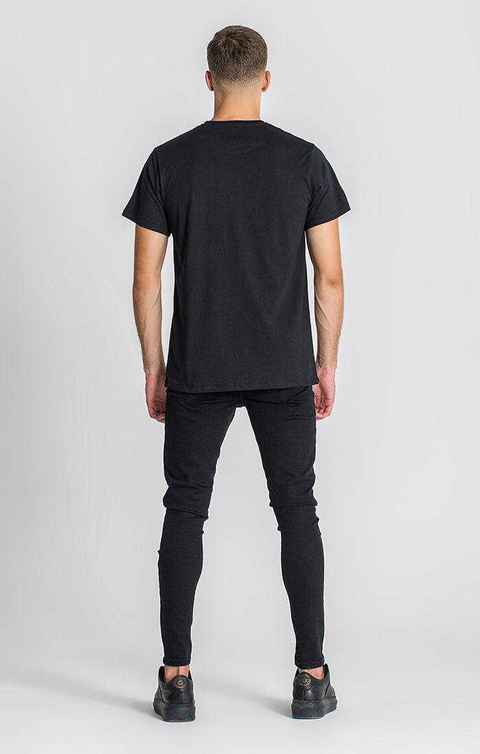 Black Chained Tee