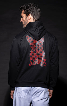 Black Anniversary Dog Hoodie