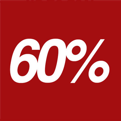 60% DE RÉDUCTION
