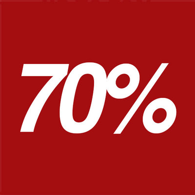 70% DE RÉDUCTION
