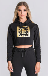 Black GK Monogram Special Edition Cropped Sweater