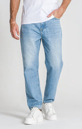 Light Blue Balloon Leg Jeans