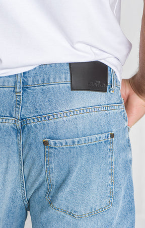 Light Blue Balloon Leg Jeans